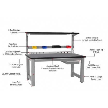 Harding Series Workbench with 1