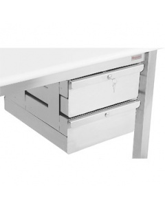 Electropolished Stainless Steel Drawers, 14.5 Wide - Heavy Duty