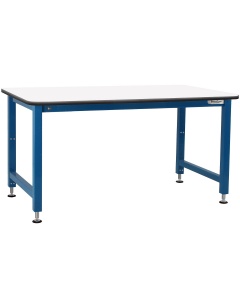 Adams Series Workbench Electric Hydraulic Lift with Formica™ Laminate Top and T-Mold Bumper Edge 16" Stroke