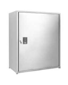 Stainless Steel Heavy Duty Door Cabinet, 43" H x 36" W x 21" D