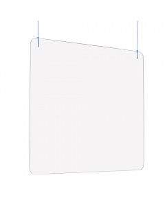Hanging Sneeze Guard / Shield - 3/16" Thick Acrylic