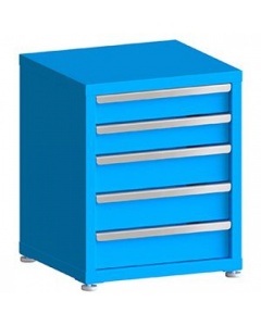 100# Capacity Drawer Cabinet, 4",4",5",5",5" drawers, 27" H x 22" W x 21" D