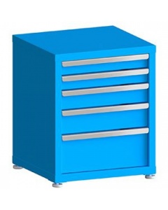 100# Capacity Drawer Cabinet, 3",3",4",5",8" drawers, 27" H x 22" W x 21" D