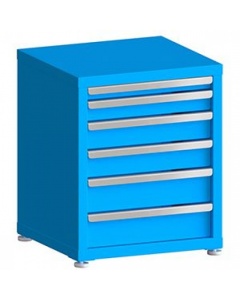 100# Capacity Drawer Cabinet, 2",3",4",4",5",5" drawers, 27" H x 22" W x 21" D