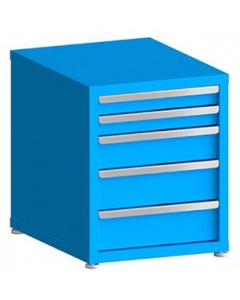  100# Capacity Drawer Cabinet, 3",3",5",6",6" drawers, 27" H x 22" W x 28" D