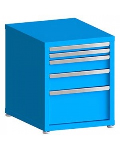 100# Capacity Drawer Cabinet, 2",2",4",5",10" drawers, 27" H x 22" W x 28" D