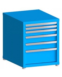  100# Capacity Drawer Cabinet, 2",2",3",4",4",8" drawers, 27" H x 22" W x 28" D
