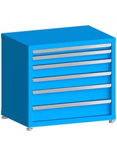 100# Capacity Drawer Cabinet, 2",3",4",4",5",5" drawers, 27" H x 30" W x 21" D