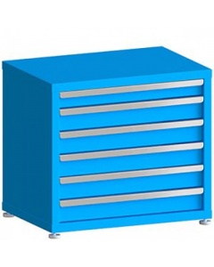 100# Capacity Drawer Cabinet, 3",4",4",4",4",4" drawers, 27" H x 30" W x 21" D