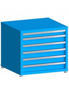 100# Capacity Drawer Cabinet, 3",4",4",4",4",4" drawers, 27" H x 30" W x 28" D