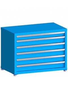 200# Capacity Drawer Cabinet, 3",4",4",4",4",4" drawers, 27" H x 36" W x 21" D