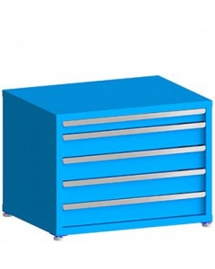  100# Capacity Drawer Cabinet, 3",5",5",5",5" drawers, 27" H x 36" W x 28" D