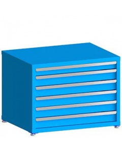 100# Capacity Drawer Cabinet, 3",4",4",4",4",4" drawers, 27" H x 36" W x 28" D