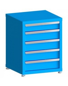 100# Capacity Drawer Cabinet,  4",5",5",5",5" drawers, 28" H x 22" W x 21" D