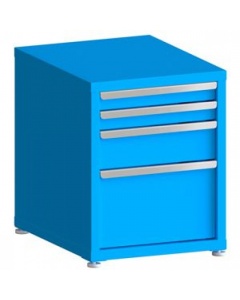 100# Capacity Drawer Cabinet, 3",3",6",12" Drawers, 28" H x 22" W x 28" D