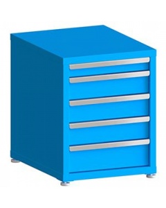 100# Capacity Drawer Cabinet, 3",5",5",5",6" drawers, 28" H x 22" W x 28" D
