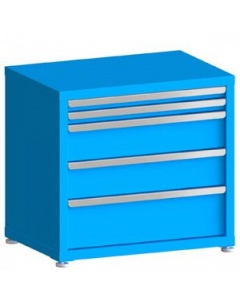 100# Capacity Drawer Cabinet, 2",2",6",6",8" drawers, 28" H x 30" W x 21" D