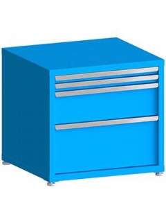 100# Capacity Drawer Cabinet, 2",2",8",12" Drawers, 28" H x 30" W x 28" D