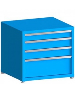 100# Capacity Drawer Cabinet, 4",5",5",10" Drawers, 28" H x 30" W x 28" D
