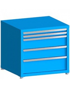 100# Capacity Drawer Cabinet, 2",2",6",6",8" drawers, 28" H x 30" W x 28" D