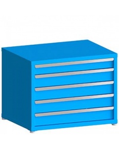100# Capacity Drawer Cabinet, 4",5",5",5",5" drawers, 28" H x 36" W x 21" D