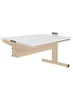 Grant Series Double Sided Add-on Bench with LisStat™ ESD Static Control Laminate Top, 24" D x 48" L x 32" H