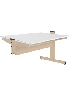 Grant Series Double Sided Add-on Bench with LisStat™ ESD Static Control Laminate Top, 30" D x 48" L x 32" H