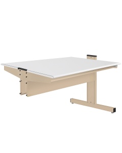 Grant Series Double Sided Add-on Bench with Formica™ Laminate Top, 24" D x 60" L x 32" H