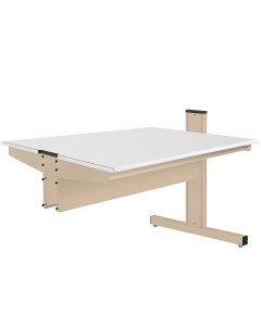 Grant Series Double Sided Add-on Bench with Formica™ Laminate Top, 24" D x 72" L x 36" H