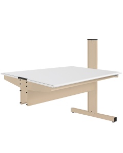 Grant Series Double Sided Add-on Bench with Formica™ Laminate Top, 24" D x 48" L x 48" H