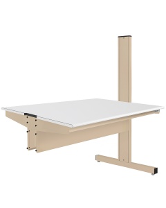 Grant Series Double Sided Add-on Bench with Formica™ Laminate Top, 36" D x 72" L x 60" H