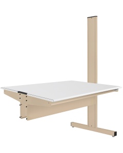 Grant Series Double Sided Add-on Bench with LisStat™ ESD Static Control Laminate Top, 24" D x 48" L x 72" H