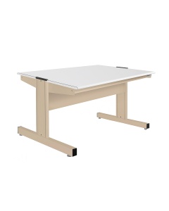 Grant Series Double Sided Starter Bench with LisStat™ ESD Static Control Laminate Top, 24" D x 48" L x 30" H