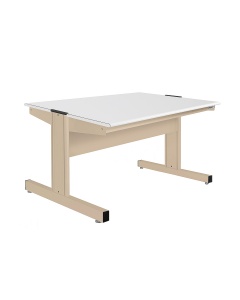 Grant Series Double Sided Starter Bench with LisStat™ ESD Static Control Laminate Top, 24" D x 60" L x 30" H