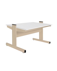 Grant Series Double Sided Starter Bench with LisStat™ ESD Static Control Laminate Top, 24" D x 48" L x 32" H