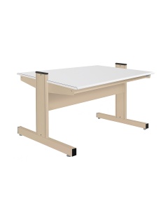Grant Series Double Sided Starter Bench with LisStat™ ESD Static Control Laminate Top, 24" D x 60" L x 32" H