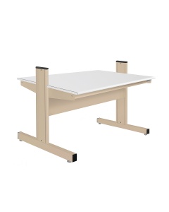 Grant Series Double Sided Starter Bench with LisStat™ ESD Static Control Laminate Top, 24" D x 48" L x 36" H