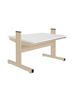 Grant Series Double Sided Starter Bench with Formica™ Laminate Top, 24" D x 60" L x 36" H