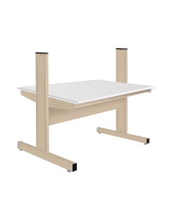 Grant Series Double Sided Starter Bench with LisStat™ ESD Static Control Laminate Top, 24" D x 48" L x 48" H