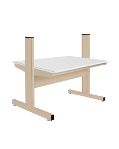 Grant Series Double Sided Starter Bench with LisStat™ ESD Static Control Laminate Top, 24" D x 60" L x 48" H