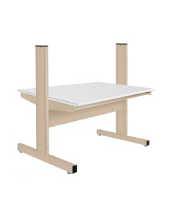 Grant Series Double Sided Starter Bench with LisStat™ ESD Static Control Laminate Top, 36" D x 48" L x 52" H
