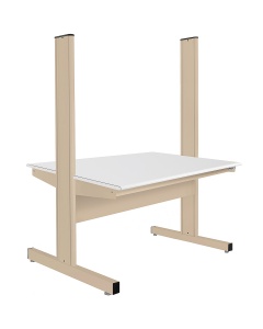 Grant Series Double Sided Starter Bench with LisStat™ ESD Static Control Laminate Top, 24" D x 48" L x 72" H