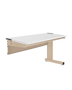 Grant Series Single Sided Add-on Bench with LisStat™ ESD Static Control Laminate Top, 24" D x 72" L x 30" H