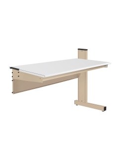 Grant Series Single Sided Add-on Bench with LisStat™ ESD Static Control Laminate Top, 24" D x 72" L x 36" H