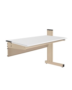 Grant Series Single Sided Add-on Bench with LisStat™ ESD Static Control Laminate Top, 36" D x 60" L x 36" H