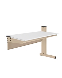 Grant Series Single Sided Add-on Bench with Cleanroom Laminate Top, 36" D x 60" L x 36" H