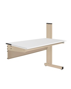 Grant Series Single Sided Add-on Bench with LisStat™ ESD Static Control Laminate Top, 24" D x 48" L x 46" H