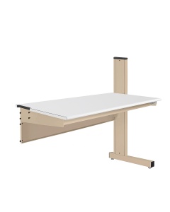 Grant Series Single Sided Add-on Bench with Cleanroom Laminate Top, 24" D x 48" L x 46" H