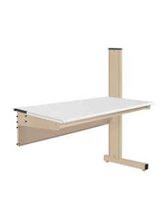 Grant Series Single Sided Add-on Bench with LisStat™ ESD Static Control Laminate Top, 24" D x 60" L x 52" H