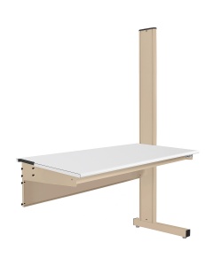 Grant Series Single Sided Add-on Bench with LisStat™ ESD Static Control Laminate Top, 24" D x 48" L x 72" H